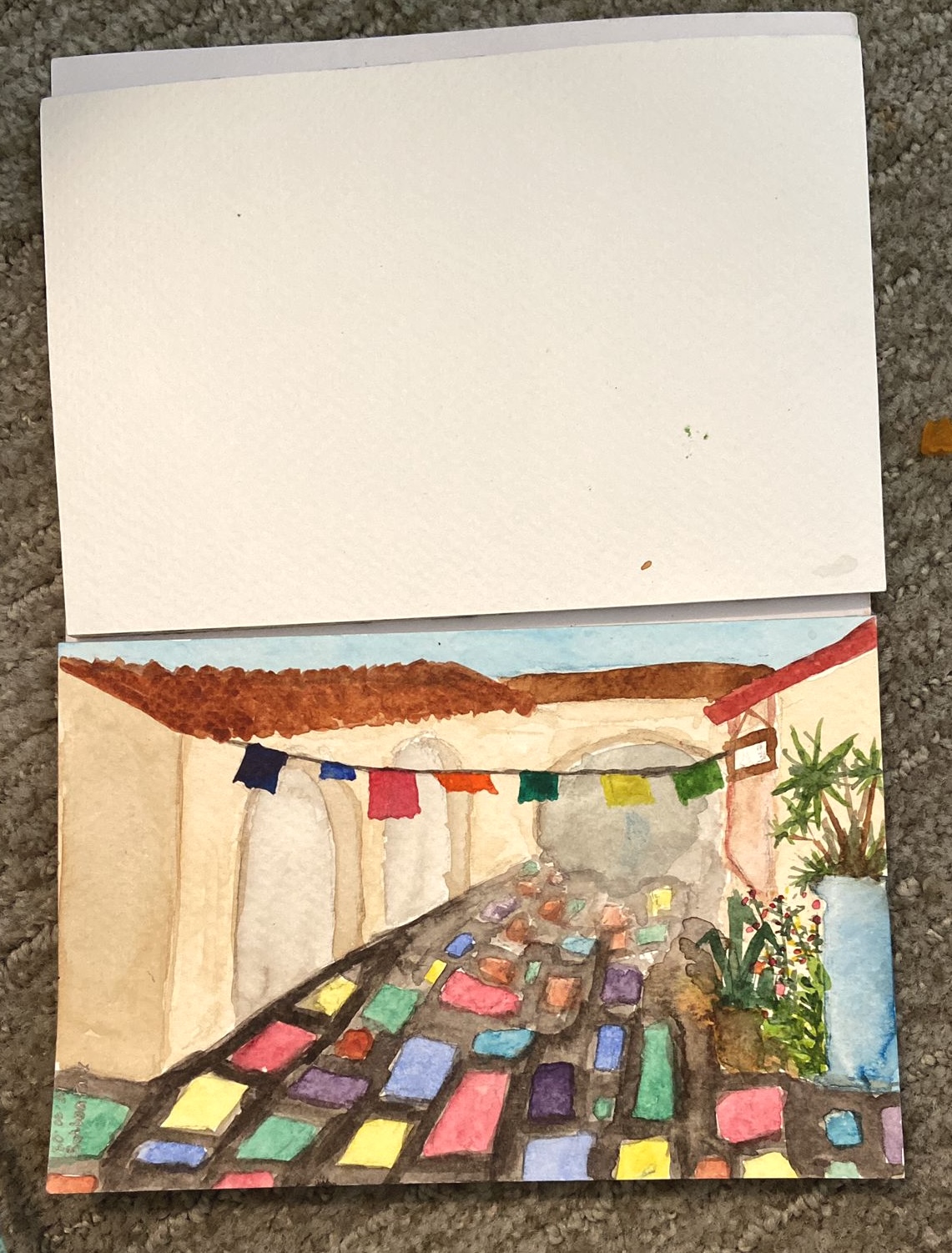 spanish village, san diego (plein air).JPG